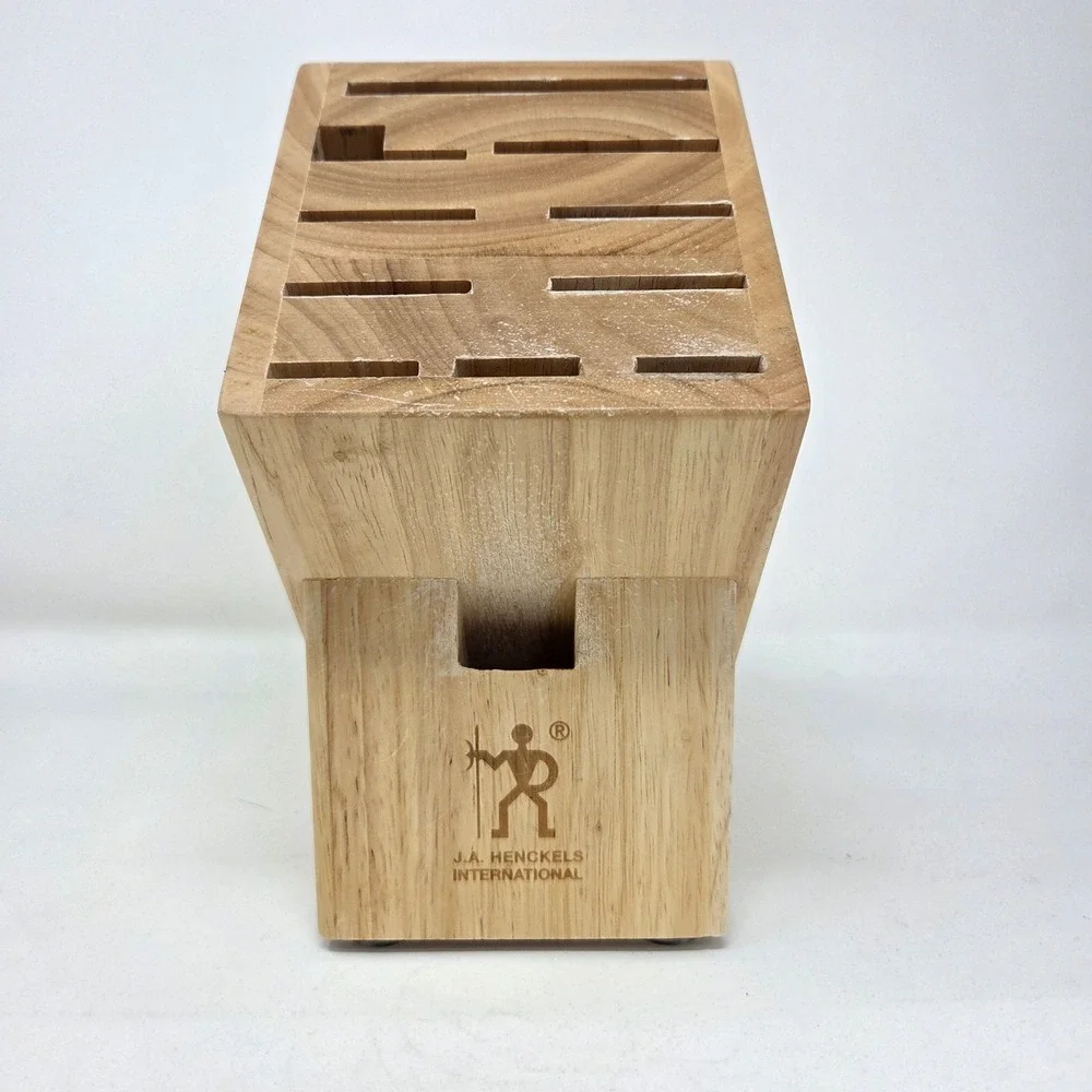 J.A. Henckels International 11 Slot Knife Block 35100-112 Wood Natural